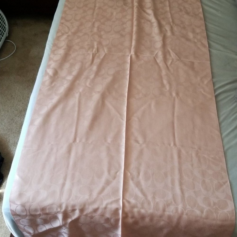 Blush Pink Coach Women's Signature C Scarf